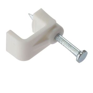 Cable Clip for Bell Wire (100 pack) White