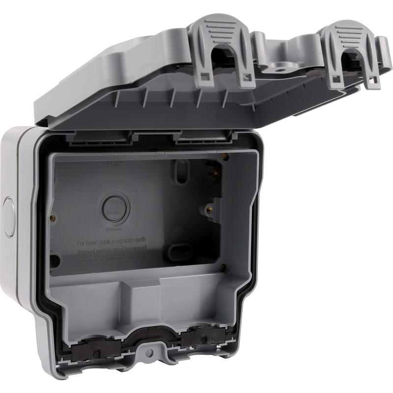 SFG07E - 2 Gang Weatherproof Outdoor Enclosure IP66