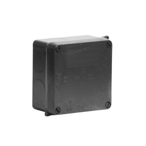 Wiska Surface Sealed Box IP65 Black 110 x 110 x 60