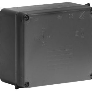 Wiska Surface Sealed Box IP65 Black 165 x 145 x 84