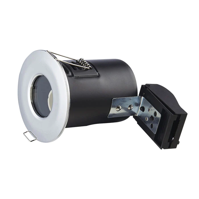 Polished Chrome  - IP65 Shower Bathroom GU10 Downlight Fire Rated - VUEP561