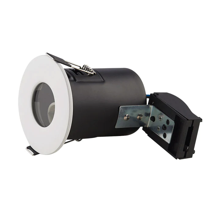 White - IP65 Shower Bathroom GU10 Downlight Fire Rated - VUEP560