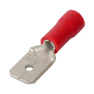 Push On Connector Male 1.5mm Red