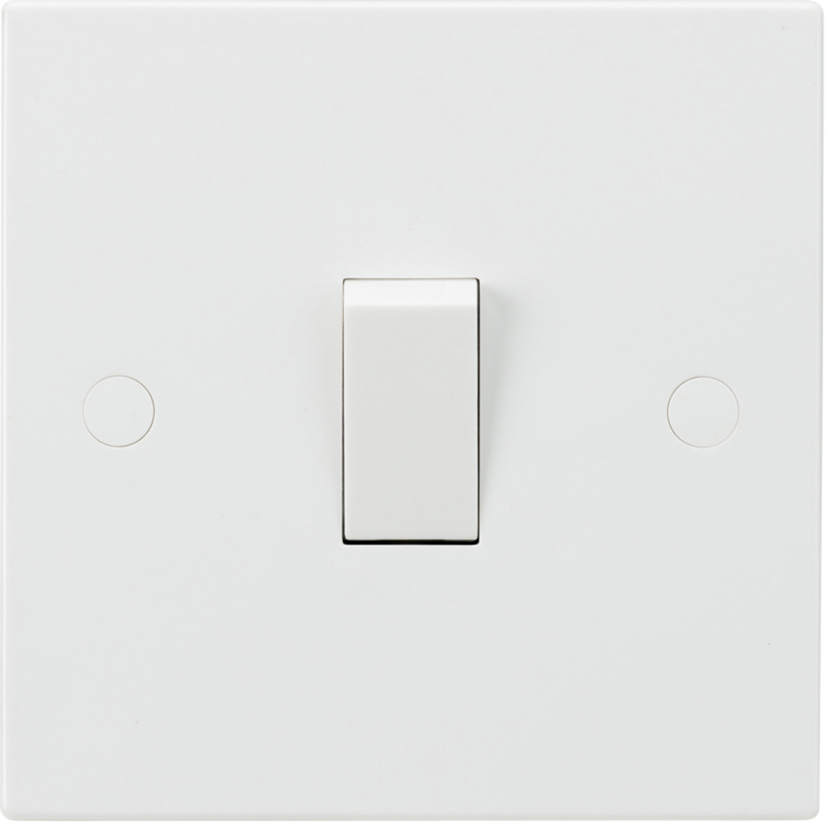 1 Gang Single 10a Light Switch Square Edge -  SN2000