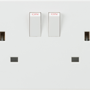 Double 2 Gang 13a Socket Square SN9000