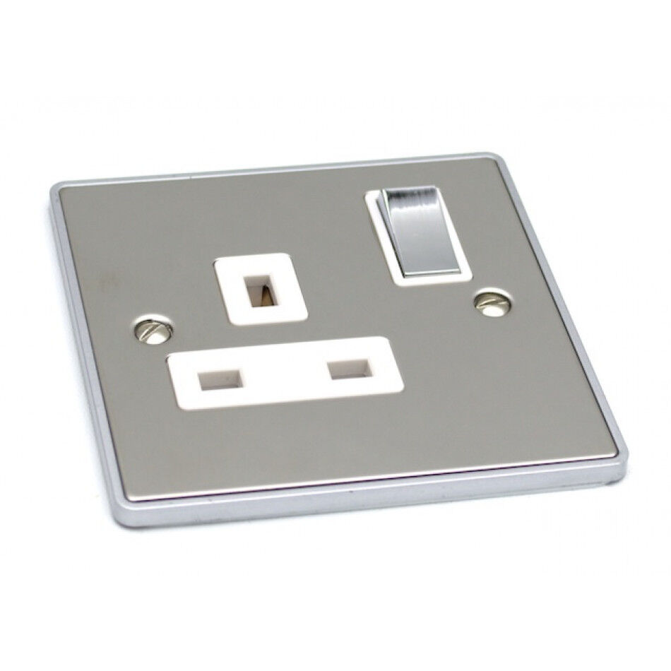 Single 1 Gang  13a Socket - UE06PCW