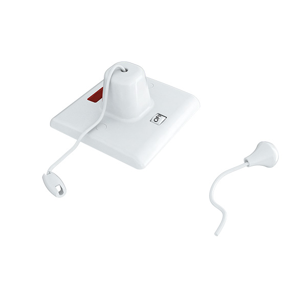45A Pull Switch White - VUEP858