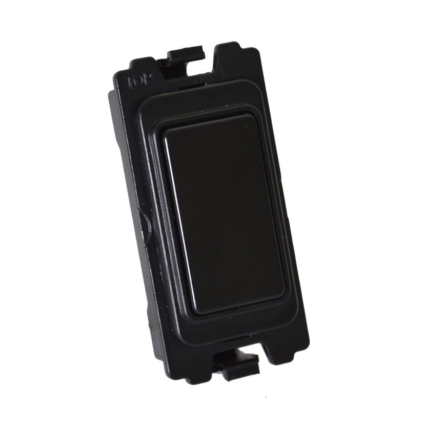 Blank Black Grid Switch - BK49B