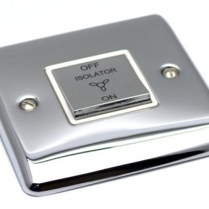 Polished Chrome Fan Isolator Switch D53PCW