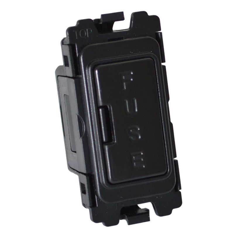 Fuse Holder Black Grid Switch - FH-B