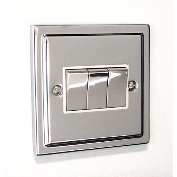 3 Gang Treble 10a Light Switch R03PCW