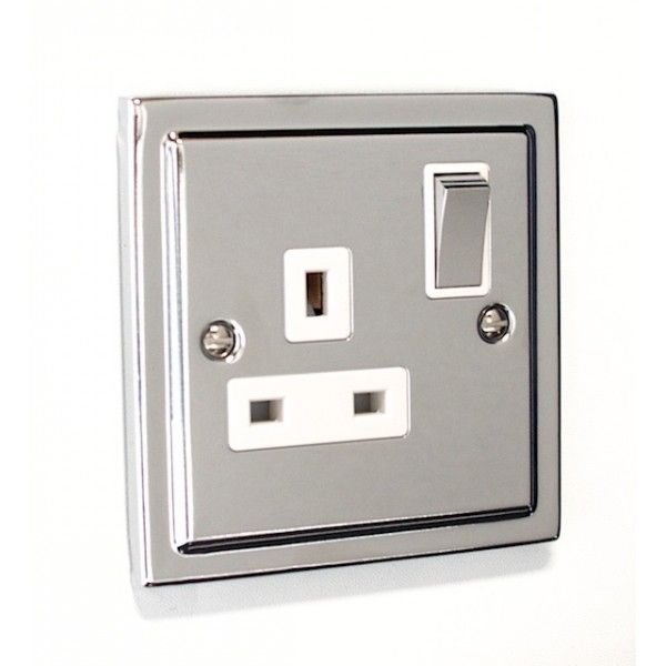 Single 1 Gang  13a Socket R06PCW