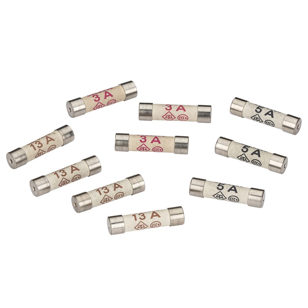 Mixed Fuses (3 x 3A, 3 x 5A & 4 x 13A)