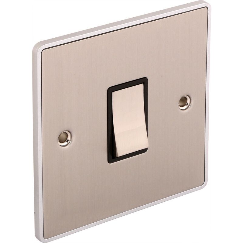 Urban Edge 1 Gang Single 10a Light Switch - UE01BCB