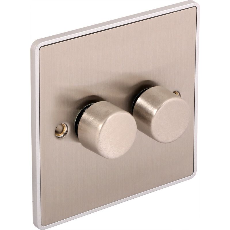 Urban Edge 2 Gang 400W Dimmer Switch - UE23BCB