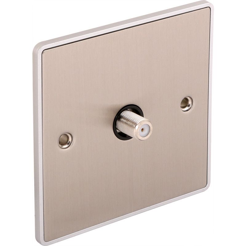 Urban Edge 1 Gang Satellite Outlet - UE59BCB