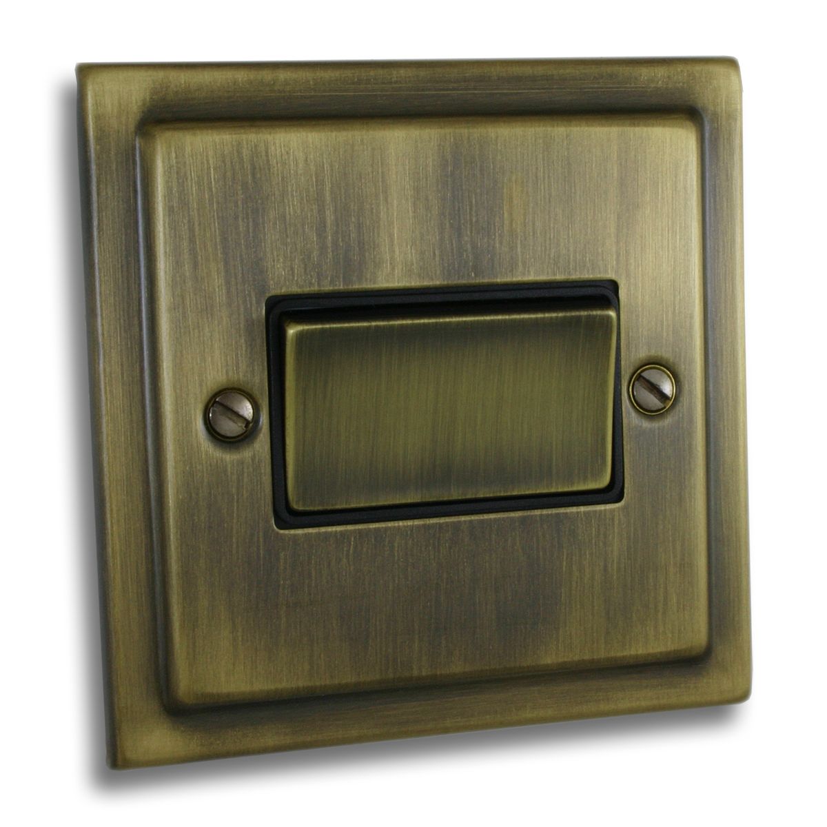 Victorian Antique Brass Fan Isolator Switch - V53AN