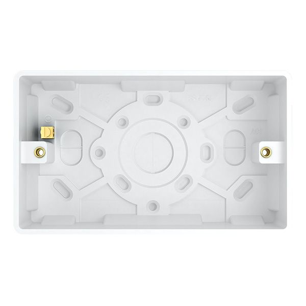 25mm Double Surfaced Mounted Back Box - VUEP853