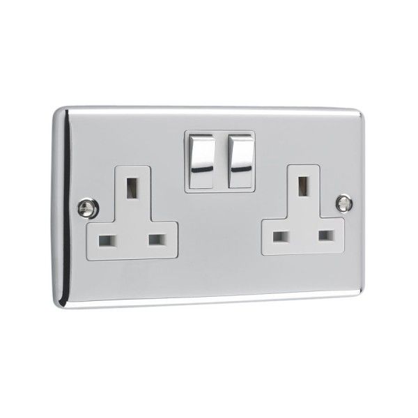 Windsor Polished Chrome White