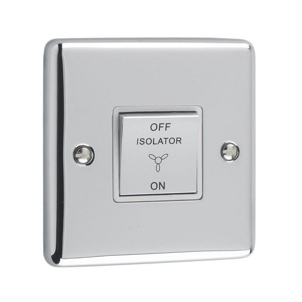 Polished Chrome Fan Isolator Switch - W53PCW