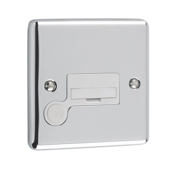 Polished Chrome Un-Switched Fuse Spur - W55PCW