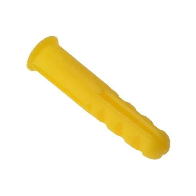 Yellow Wall Plugs 5mm boxes of 100