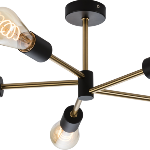 SENA - 230V IP20 E27 5 Light Ceiling Pendant - SE5P