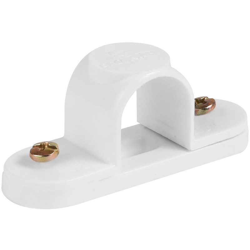 20mm White Spacer Bar Saddle - SBSP20W