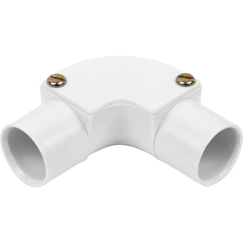 20mm PVC Inspection Bend - White - IB-20