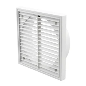 100mm Fixed Grille White