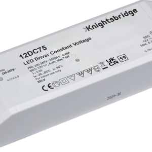 IP20 12V 75W DC LED Driver - Constant Voltage - 12DC75