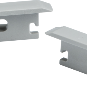 Aluminium Floor Recessed Profile End Caps - 1MFLRCAP