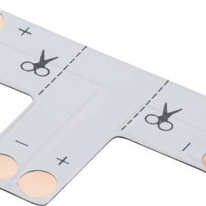 12V / 24V LED flex 3-way T-connector - Single Colour - LFCON2T