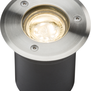 230V IP65 3W LED Stainless Steel Recessed Ground Light 3000K - LEDGL3W
