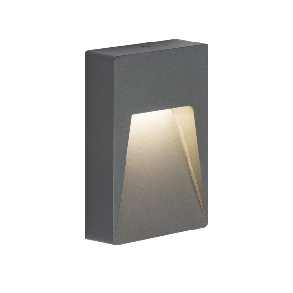 Anthracite 230V IP54 2W LED Guide Light - RWL2A