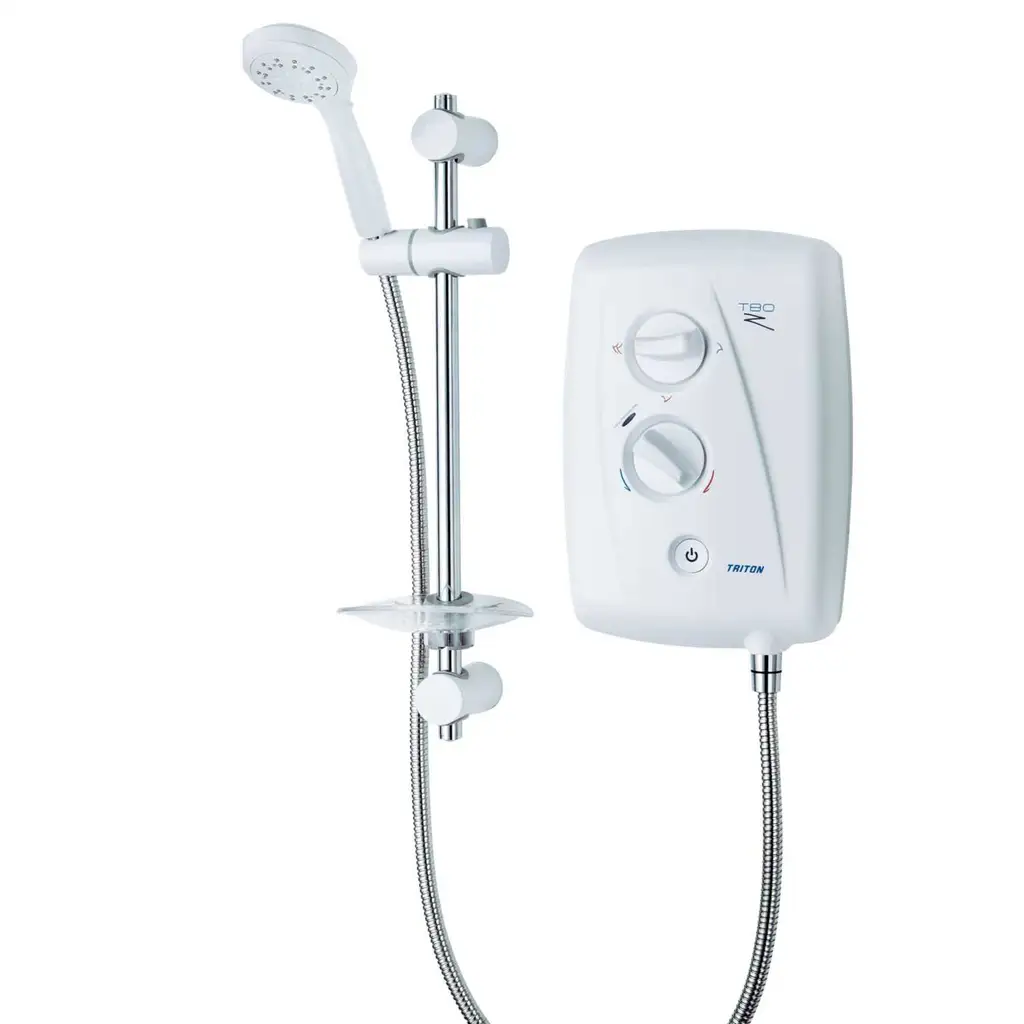 Triton 8.5kW T80Z Fast Fit Electric Shower White - SP8008ZFF