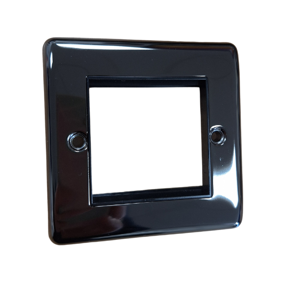 1 Gang 2 Module Data Plate  - D63BN