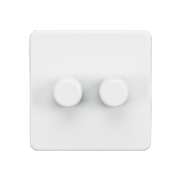 Matt White 2G 2-way 10-200W (5-150W LED) Intelligent dimmer - SF2192MW