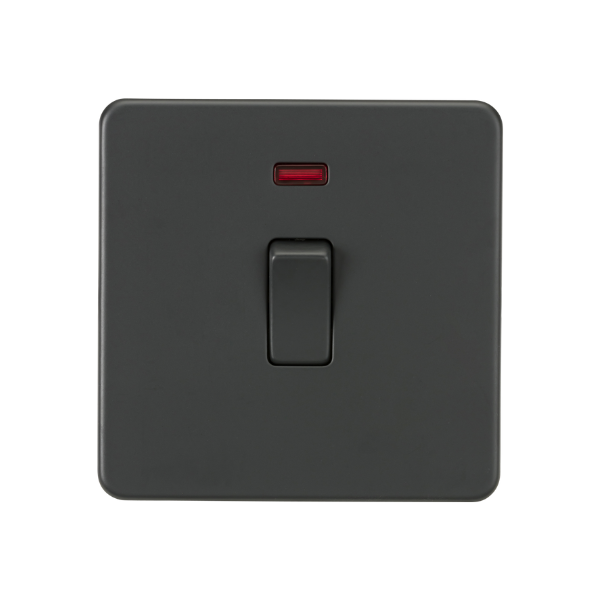 Anthracite 20A 1G DP Switch with Neon - SF8341NAT