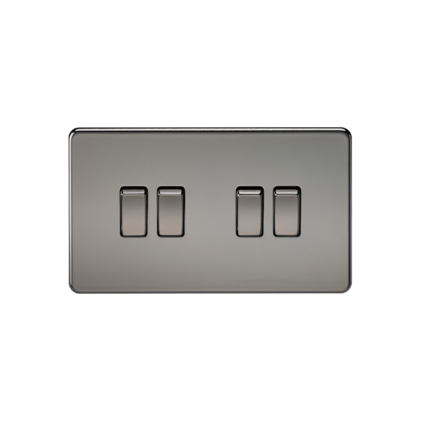 Black Nickel 10AX 4G 2-way Switch - SF4100BN