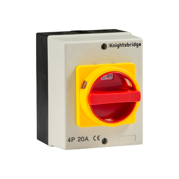 IP65 20A Rotary Isolator 4P AC (230V-415V) IN0025