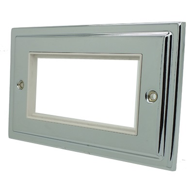 2 Gang 4 Data Modules Plate - R64PCW