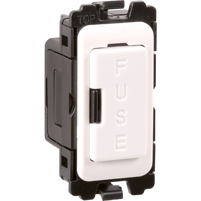 Grid Switch Ancillary White Fuse Holder - FH-W