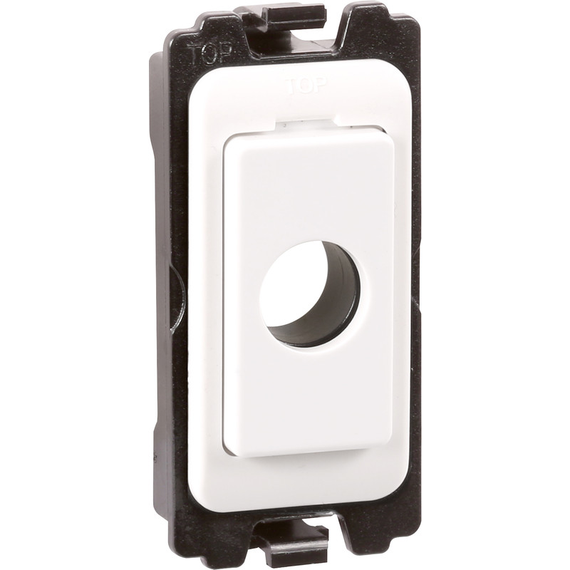 Grid Switch Ancillary White Flex Outlet - FX56W
