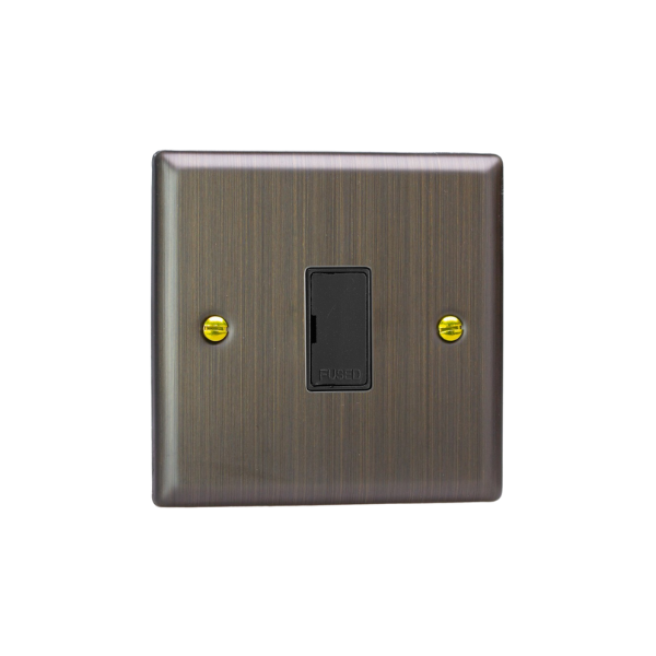 Urban Antique Brass 13A Unswitched Fused Spur XY6UB.AB