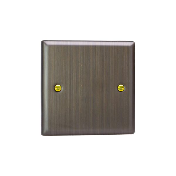 Urban Antique Brass Single Blank Plate XYSB.AB