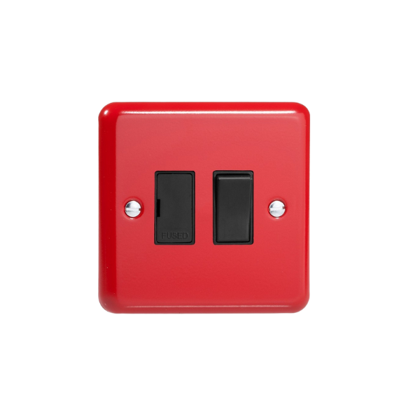 Pillar Box Red 13A Switched Fused Spur XY6B.PR