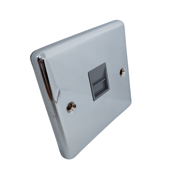 Polished Chrome Telephone BT Master Socket – W45PCG