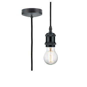 Anthracite 1.8m E27 Vintage Pendant Set - 8271LAT