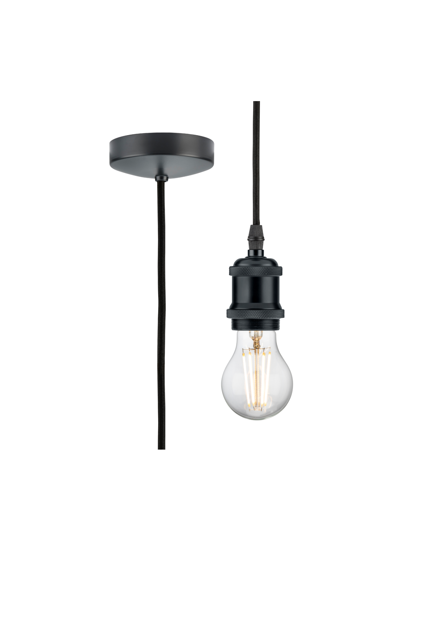 Anthracite 1.8m E27 Vintage Pendant Set - 8271LAT